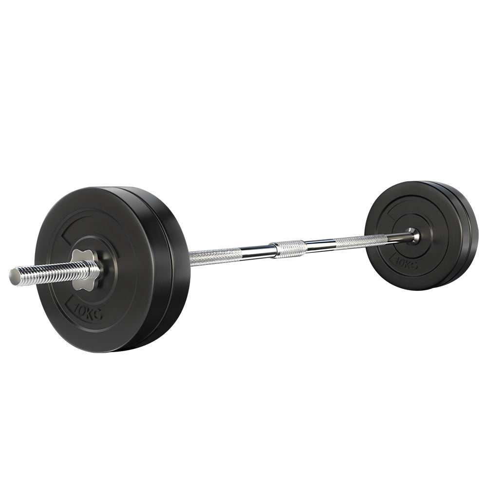 Everfit 48kg Weight Plate Barbell Set with 168cm Bar
