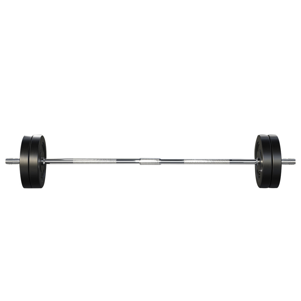 Everfit 48kg Barbell Set Weight Plates Lifting Bench 168cm