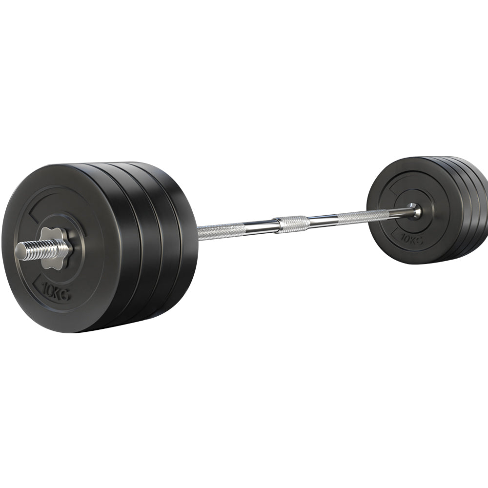 Everfit 88kg Barbell Set with Weight Plates and Bar 168cm
