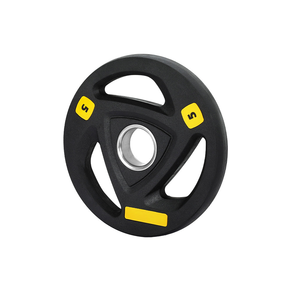 Everfit Olympic Weight Plate 5kg Black Rubber Coated
