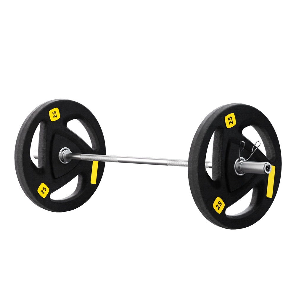 Everfit 56KG Barbell Dumbbell Set Home Gym Weight Lifting