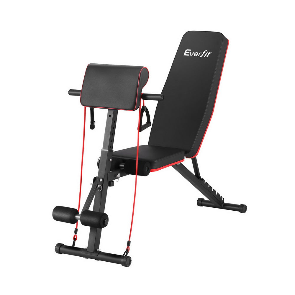 Everfit Adjustable Weight Bench Preacher Curl 260kg Capacity