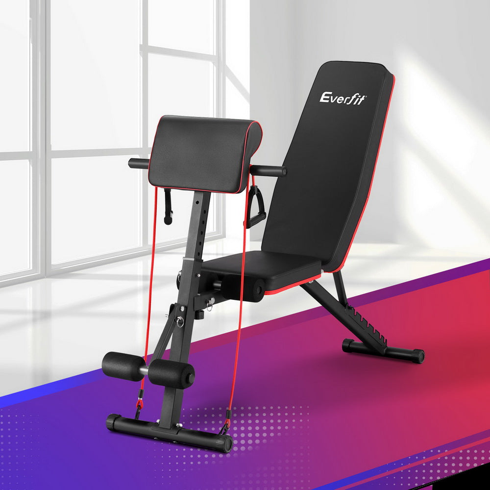 Everfit Adjustable Weight Bench Preacher Curl 260kg Capacity