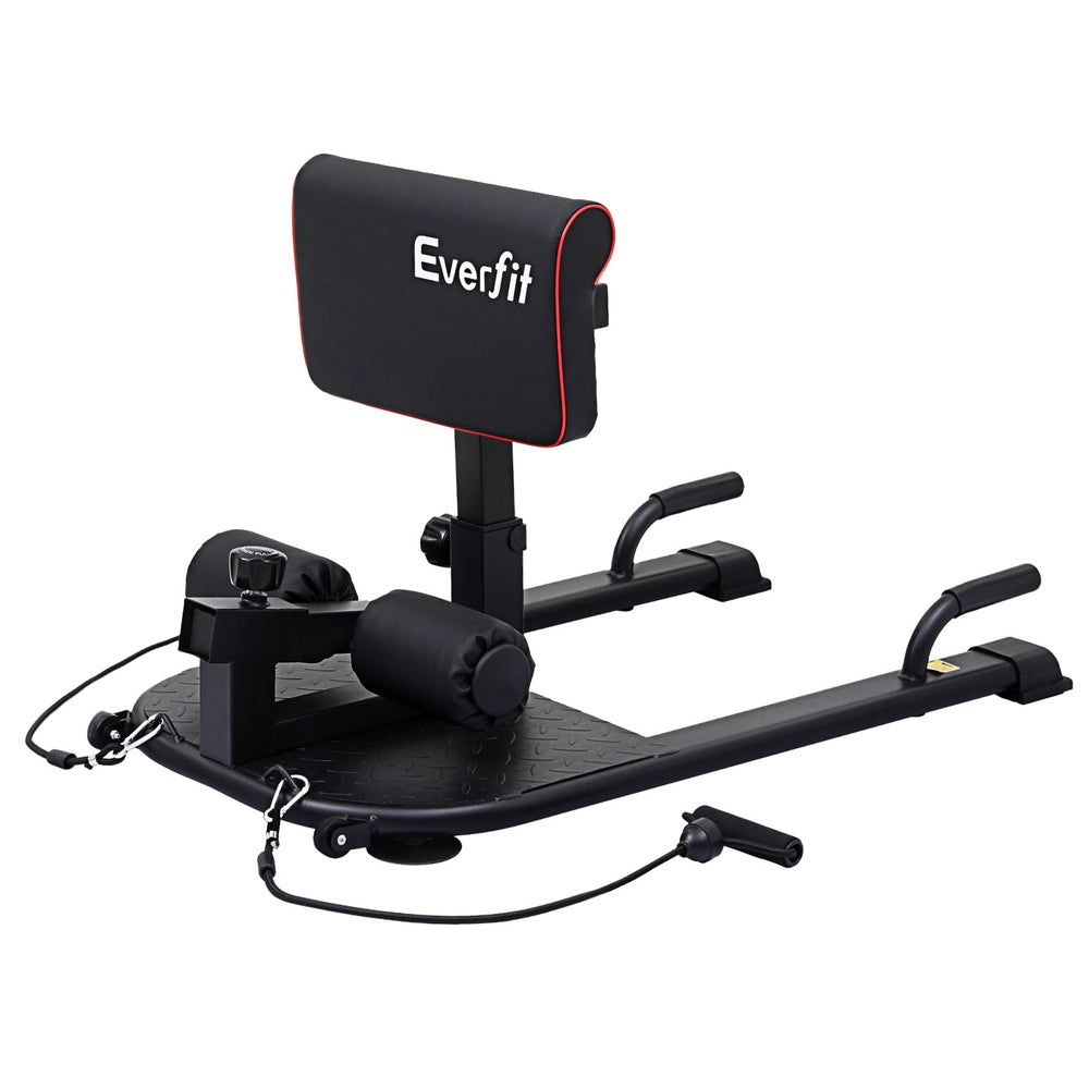 Everfit Adjustable Sissy Squat Bench 150kg Capacity Strength Training