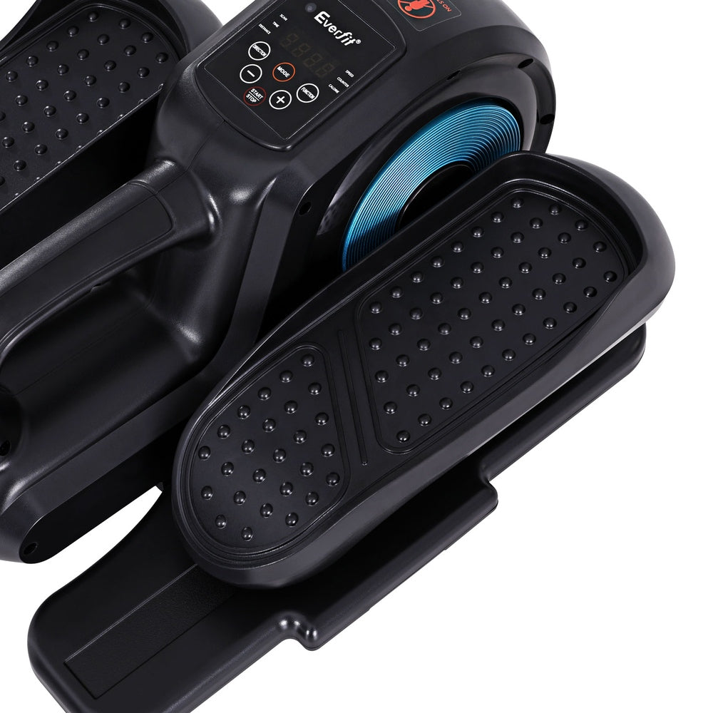 Everfit Mini Pedal Exerciser Elliptical Cross Trainer Black/Blue