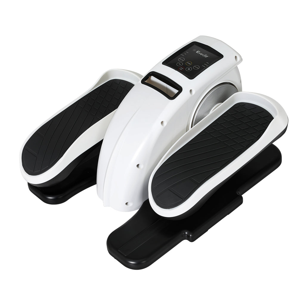 Everfit Mini Pedal Exerciser Under Desk Bike White/Black