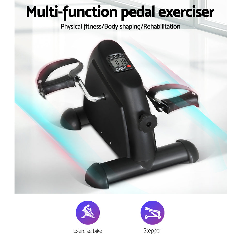 Everfit Mini Exercise Bike Pedal Exerciser Black