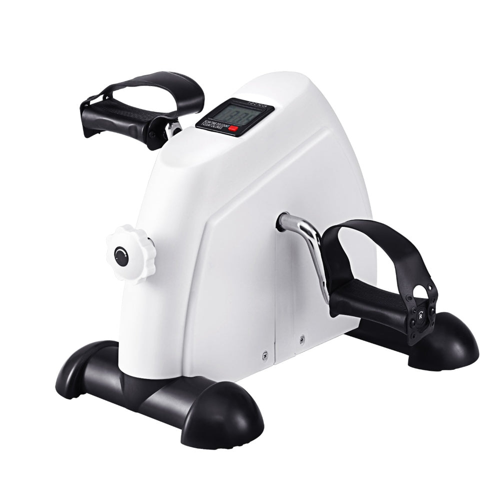 Everfit Mini Exercise Bike Pedal Exerciser Cross Trainer White
