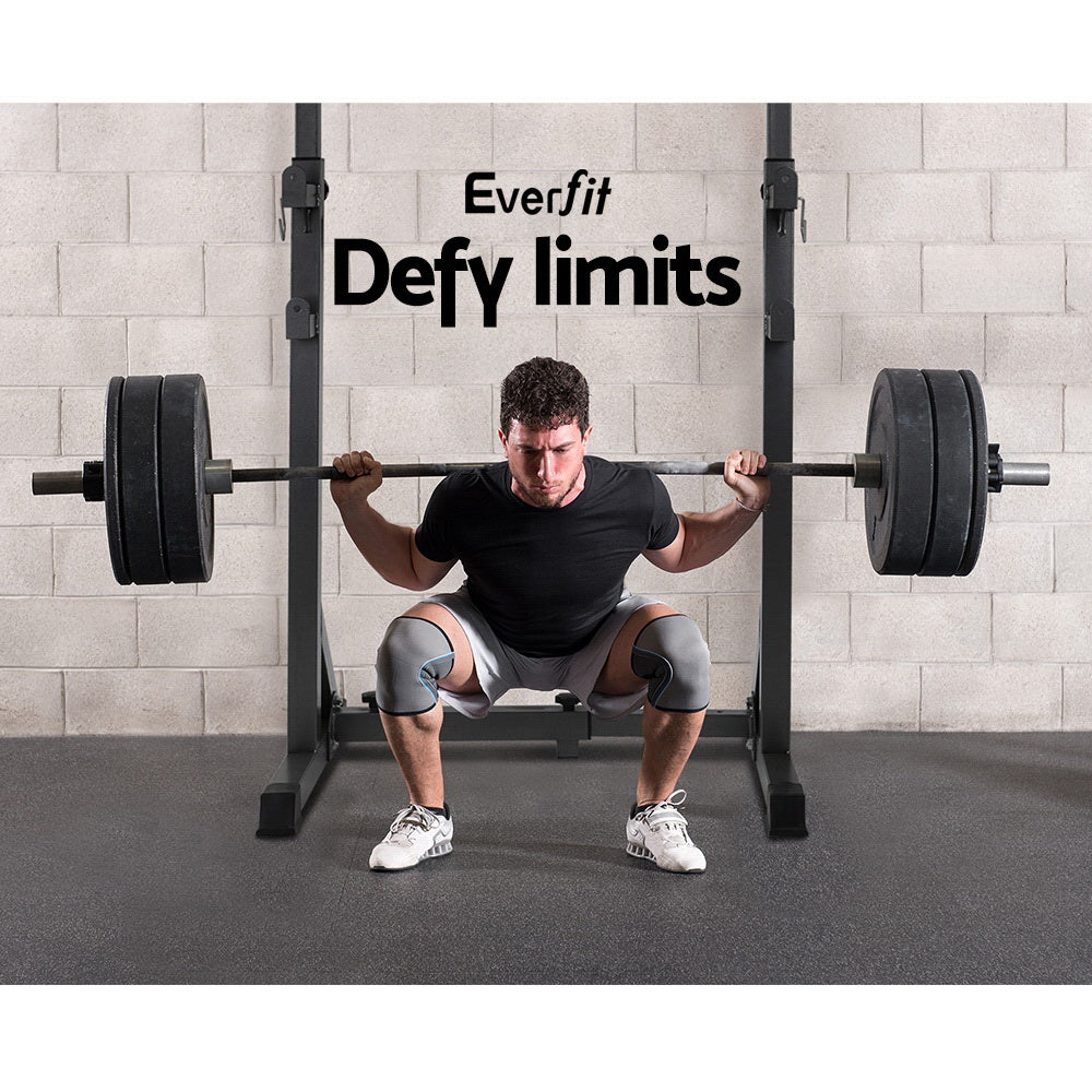 Everfit Adjustable Squat Rack Weight Bench 300kg Home Gym Equipment