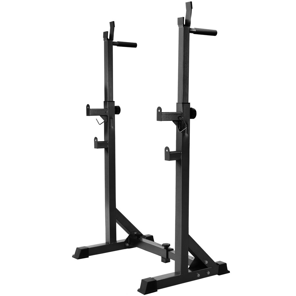 Everfit Adjustable Squat Rack Weight Bench 300kg Home Gym Equipment