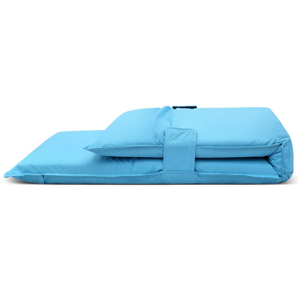 Artiss Portable Lounge Sofa Bed Adjustable Blue