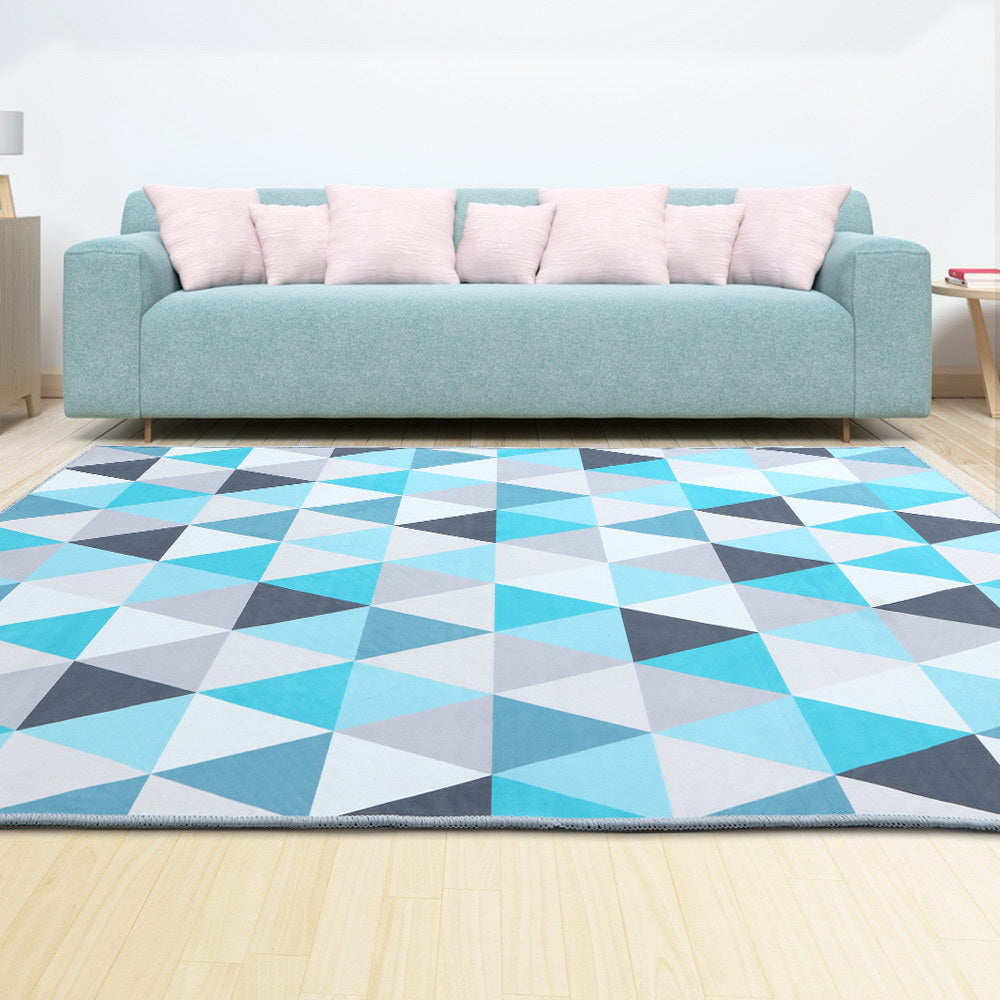 Tria Large Area Rug 200x290cm Soft Short Pile Modern