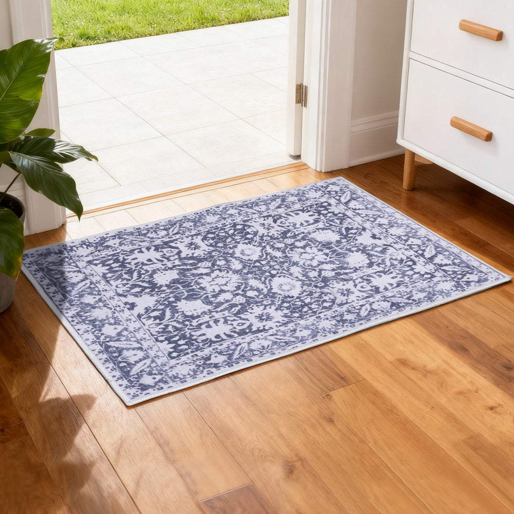 Artiss Floor Rug 50x80cm Soft Velvet Non-Slip Doormat