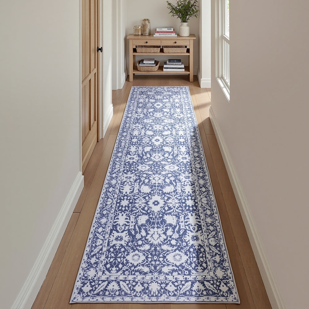 Artiss Hallway Runner Rug 80x300cm Soft Velvet Washable Mat