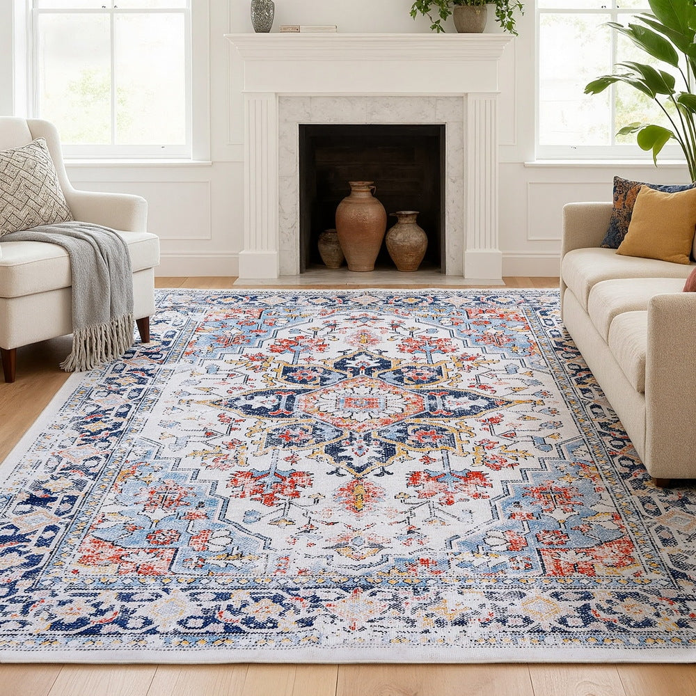 Artiss Bohemian Floor Rug 200X290cm Large Washable Carpet