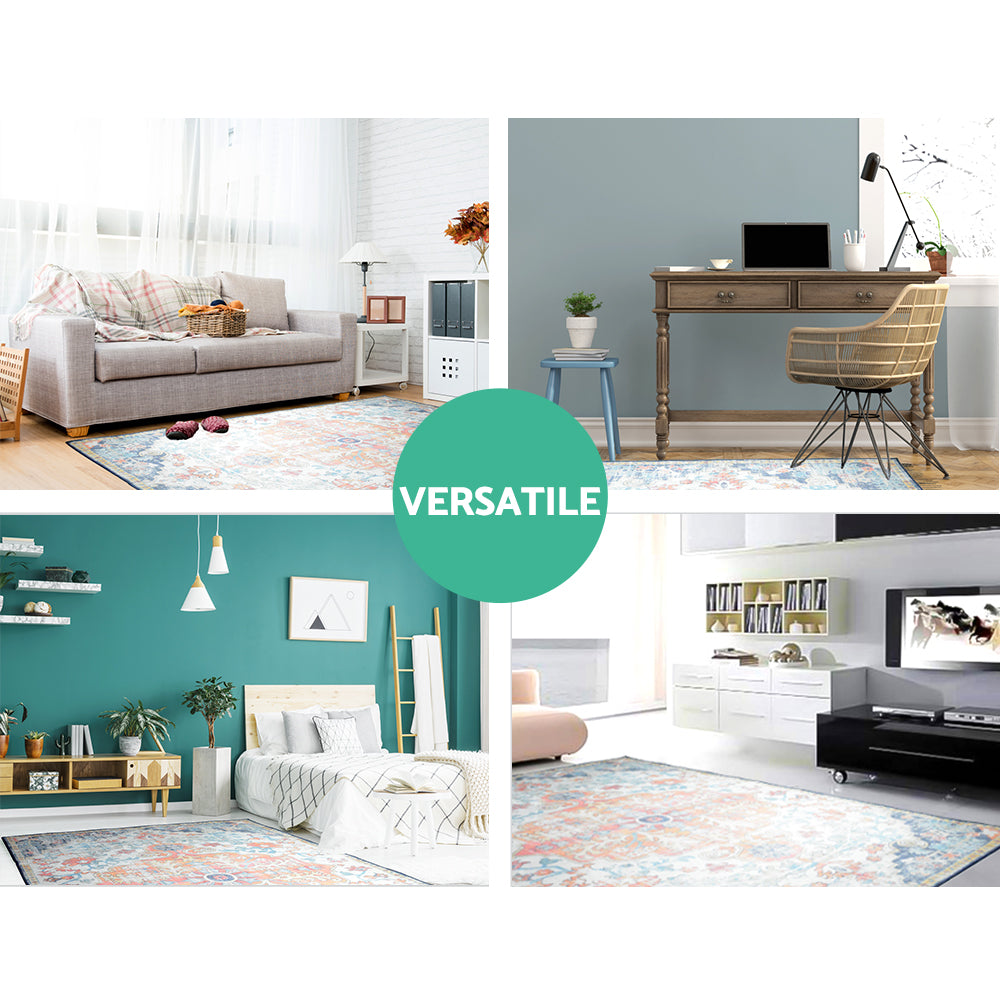 Yasmin Large Area Rug 200x290cm Modern Short Pile Carpet