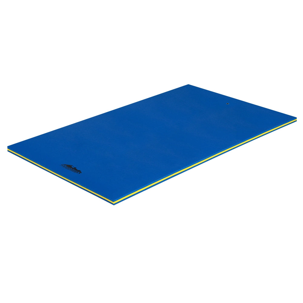 Weisshorn 3.5m Foam Floating Water Mat Blue Yellow