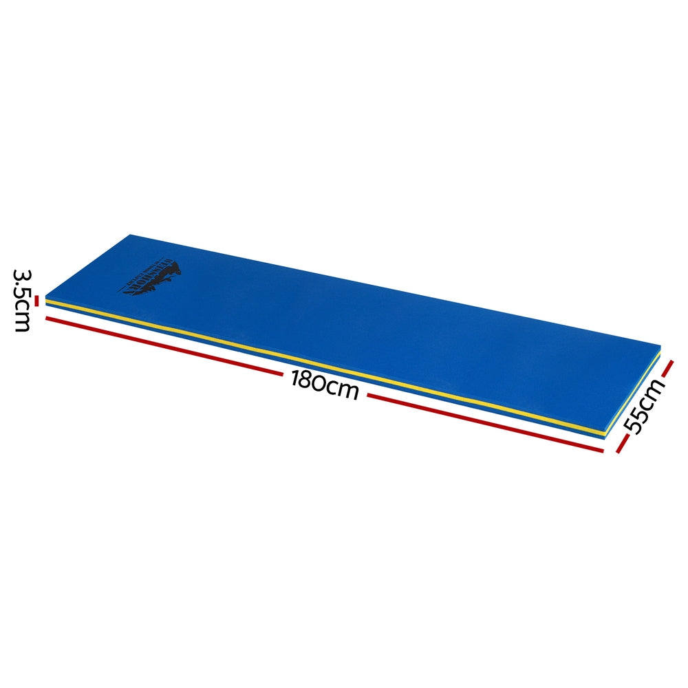 Weisshorn 55x180cm Floating Water Mat Foam Pool Platform Blue