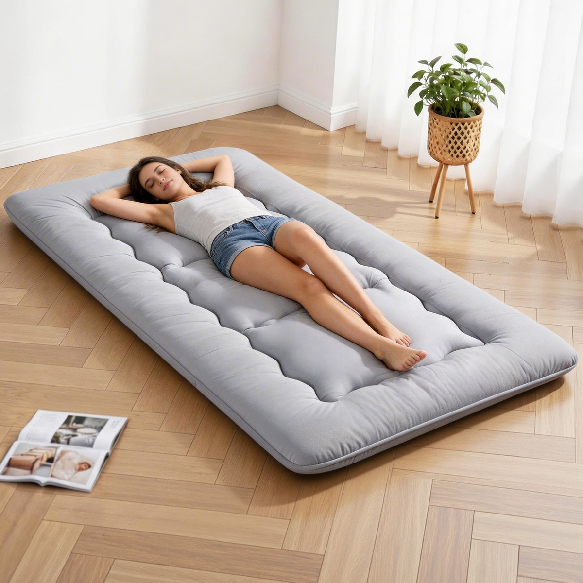 Giselle Bedding Japanese Floor Mattress 10cm Foldable Futon