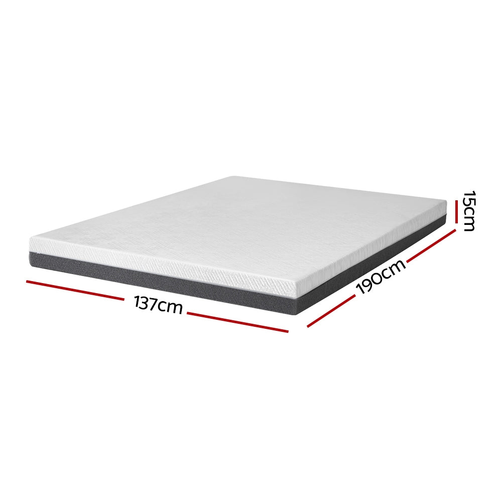 Giselle Double Mattress Memory Foam Cool Gel 15cm