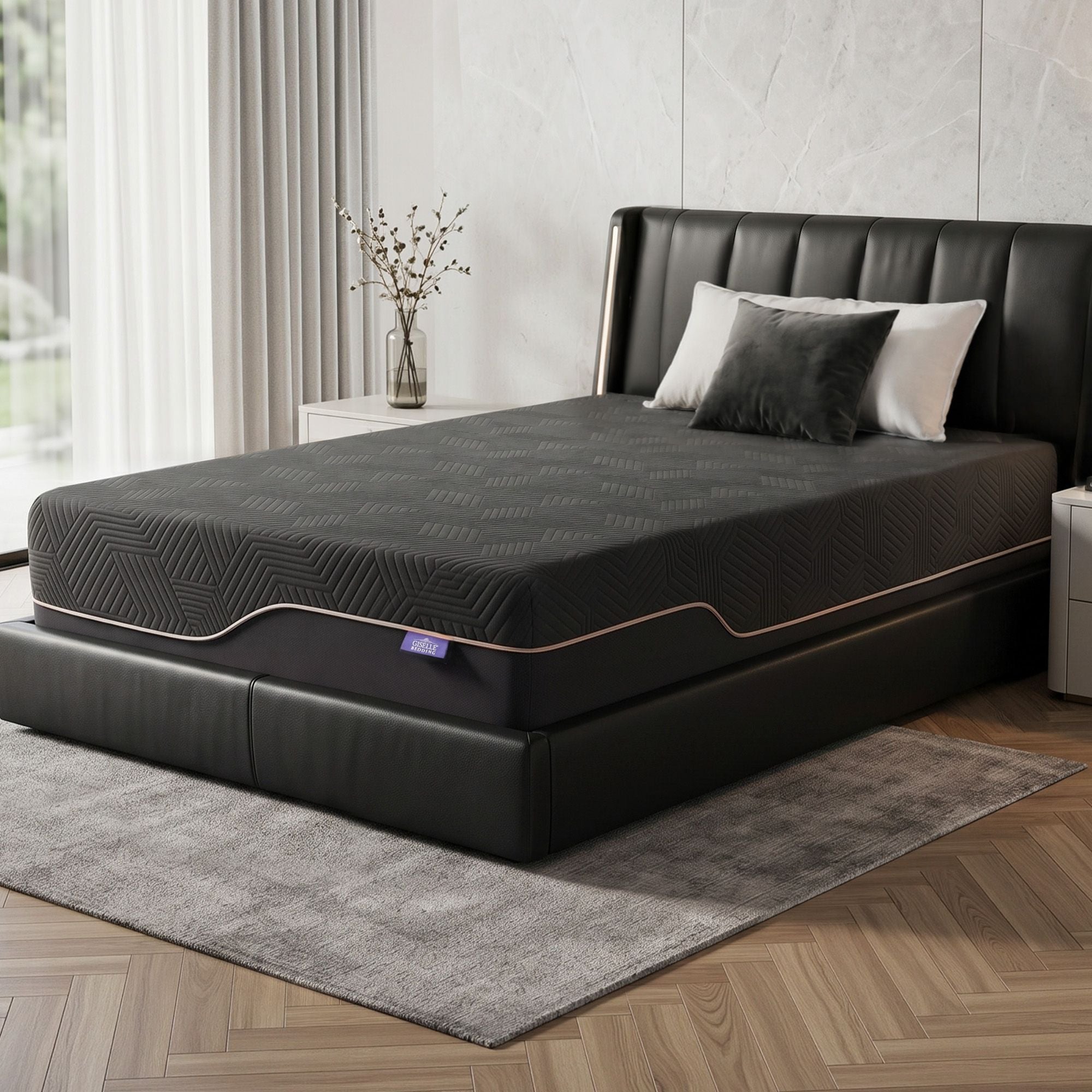 Giselle Single Cooling Gel Memory Foam Mattress 30cm Medium Firm