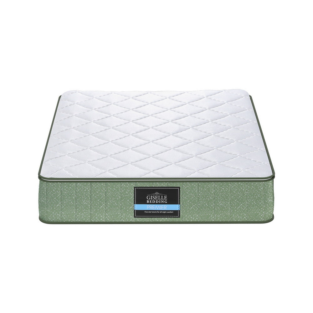 LEAF Single Mattress 25cm Memory Foam Cool Charcoal Zipper Cover