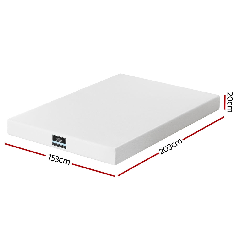 PURE Queen Memory Foam Mattress 20cm Green Tea Cooling Gel