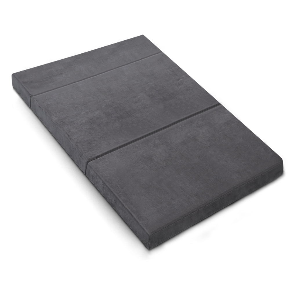 Giselle Double Foldable Foam Mattress Grey