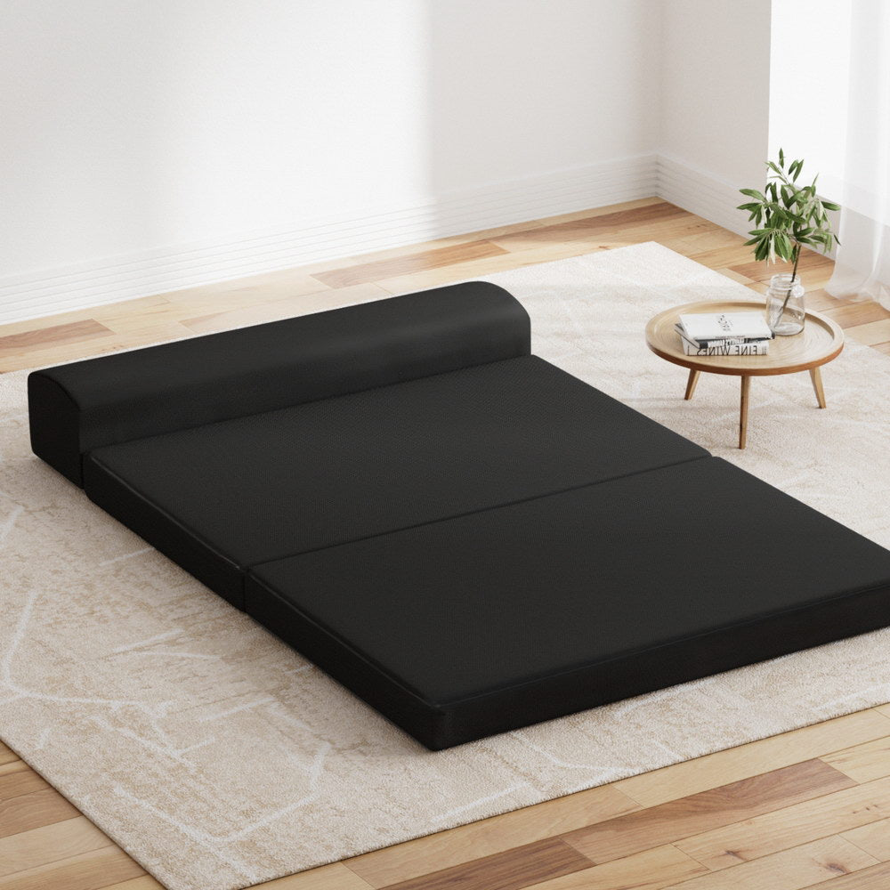 Giselle Double Foldable Foam Mattress Black