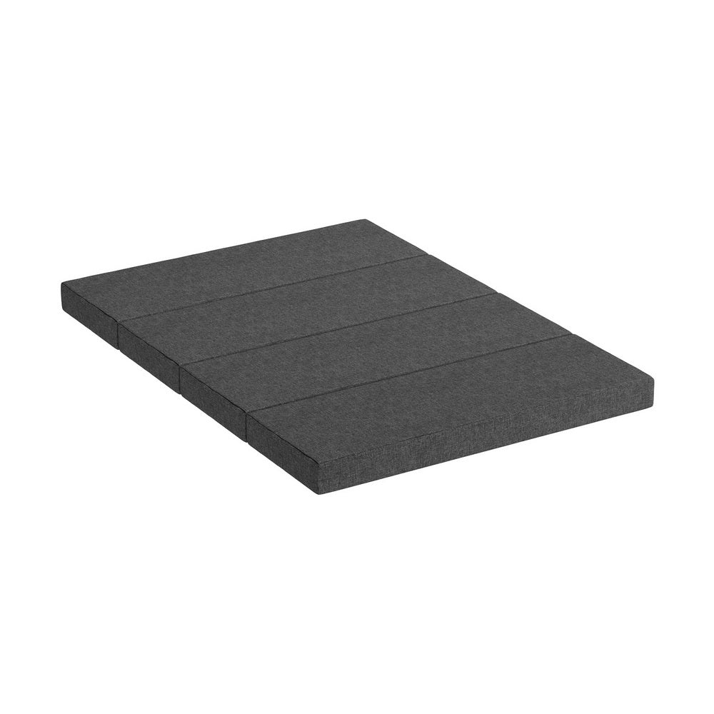 Giselle Double Foldable Foam Mattress Portable Grey