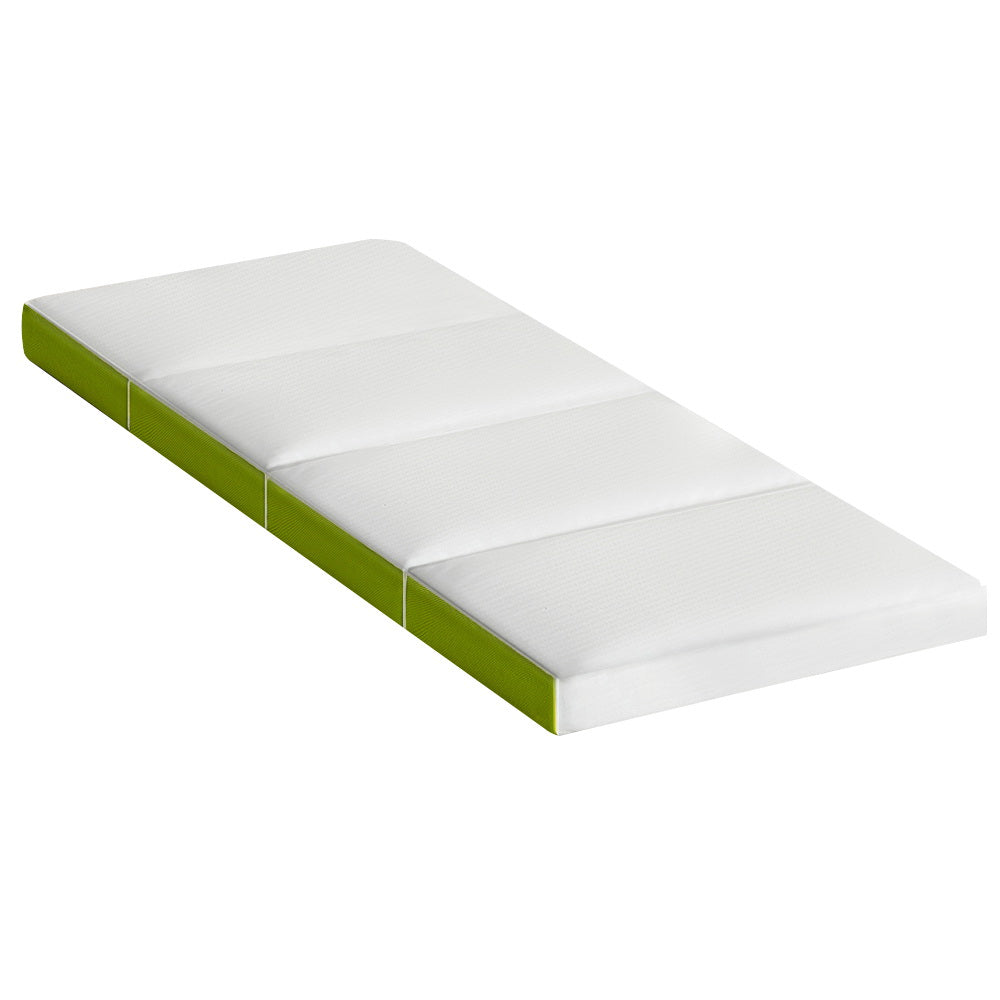 Giselle Single Foldable Foam Mattress Green