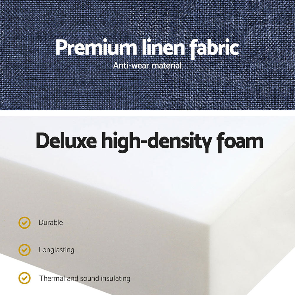 Giselle Single Foldable Foam Mattress Blue