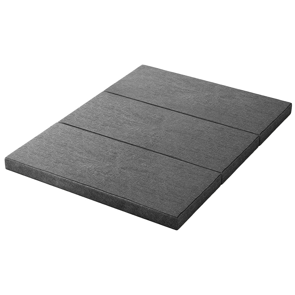 Giselle Queen Foldable Foam Mattress Dark Grey