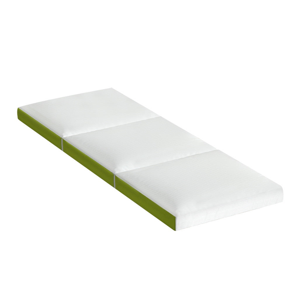 Giselle Trifold Foam Mattress Foldable Green