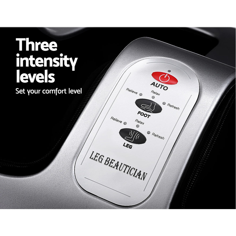 Livemor Electric Shiatsu Foot and Calf Massager Silver