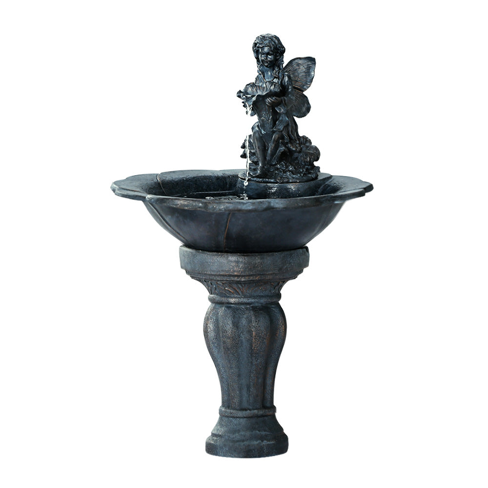 Angel Solar Water Feature with LED Lights 94cm