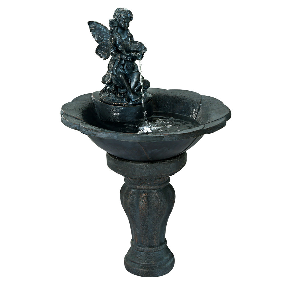 Gardeon Angel Solar Water Feature LED Lights 94cm
