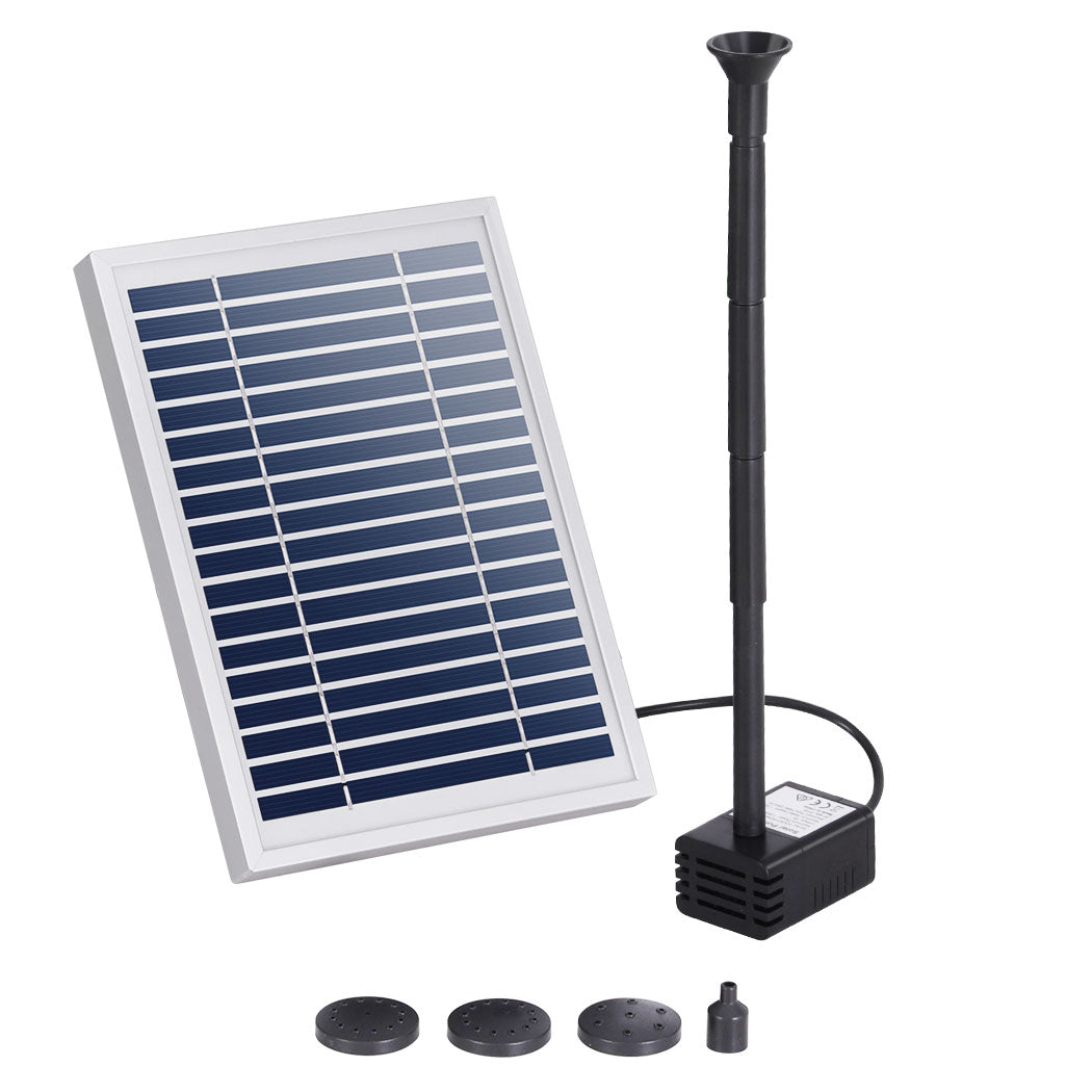 Gardeon Solar Submersible Fountain Pump Kit 4.4FT