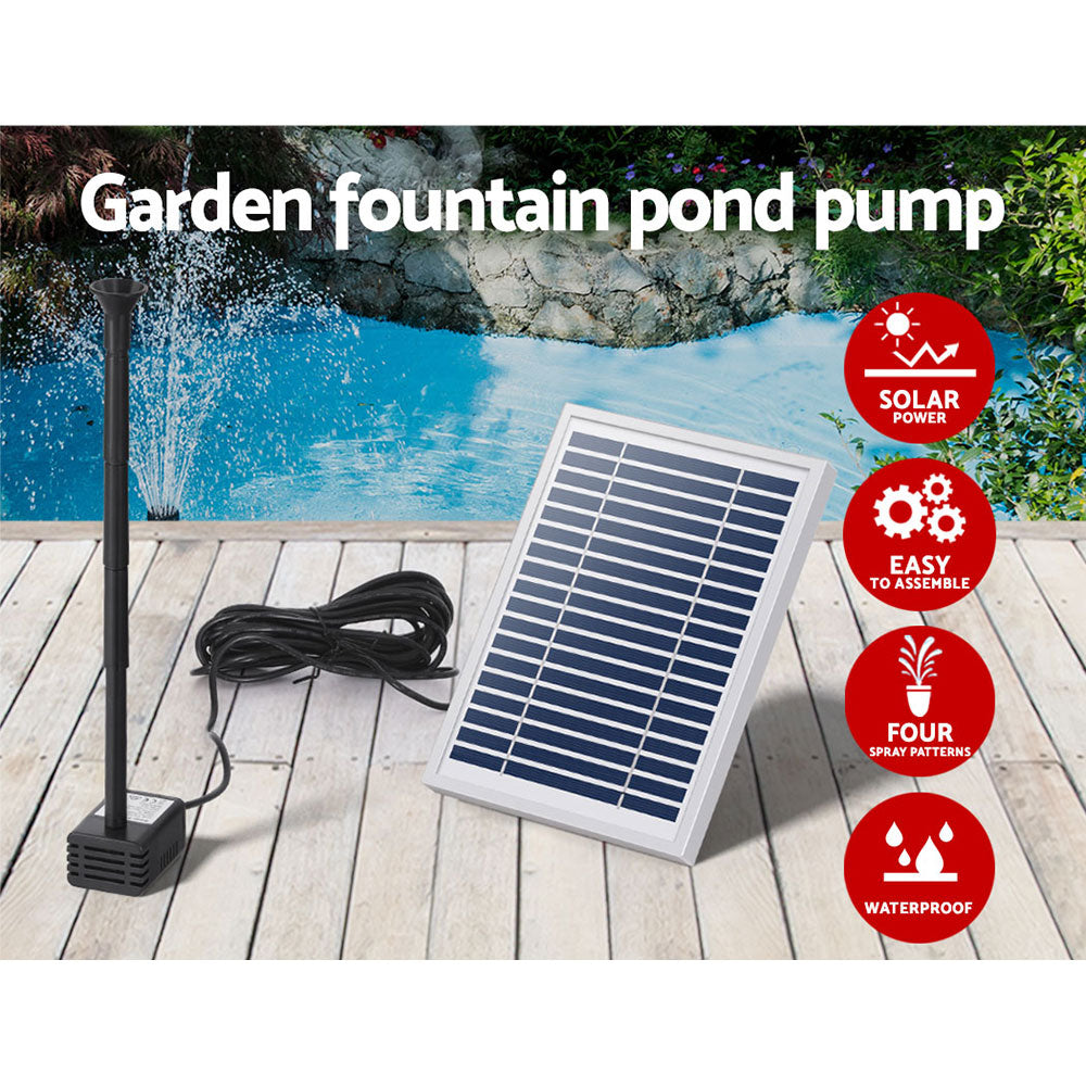 Gardeon 4.4FT Solar Pond Pump Submersible Water Fountain Kit