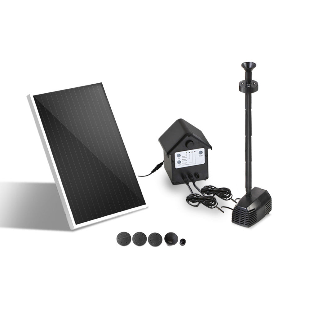 Gardeon Submersible Solar Pond Pump Fountain Kit LED Battery 4FT