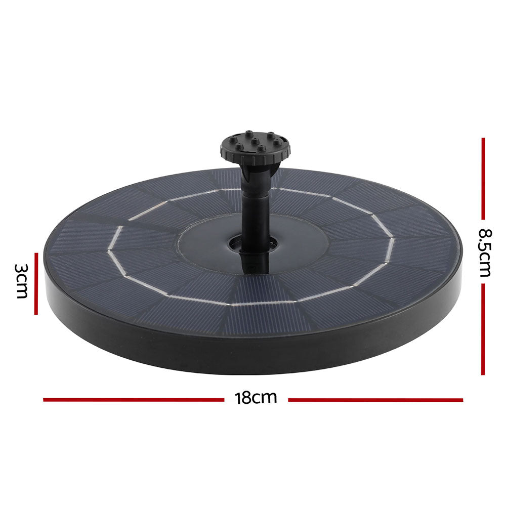 Gardeon 250L/H Solar Pond Fountain Pump Submersible 6 Nozzles