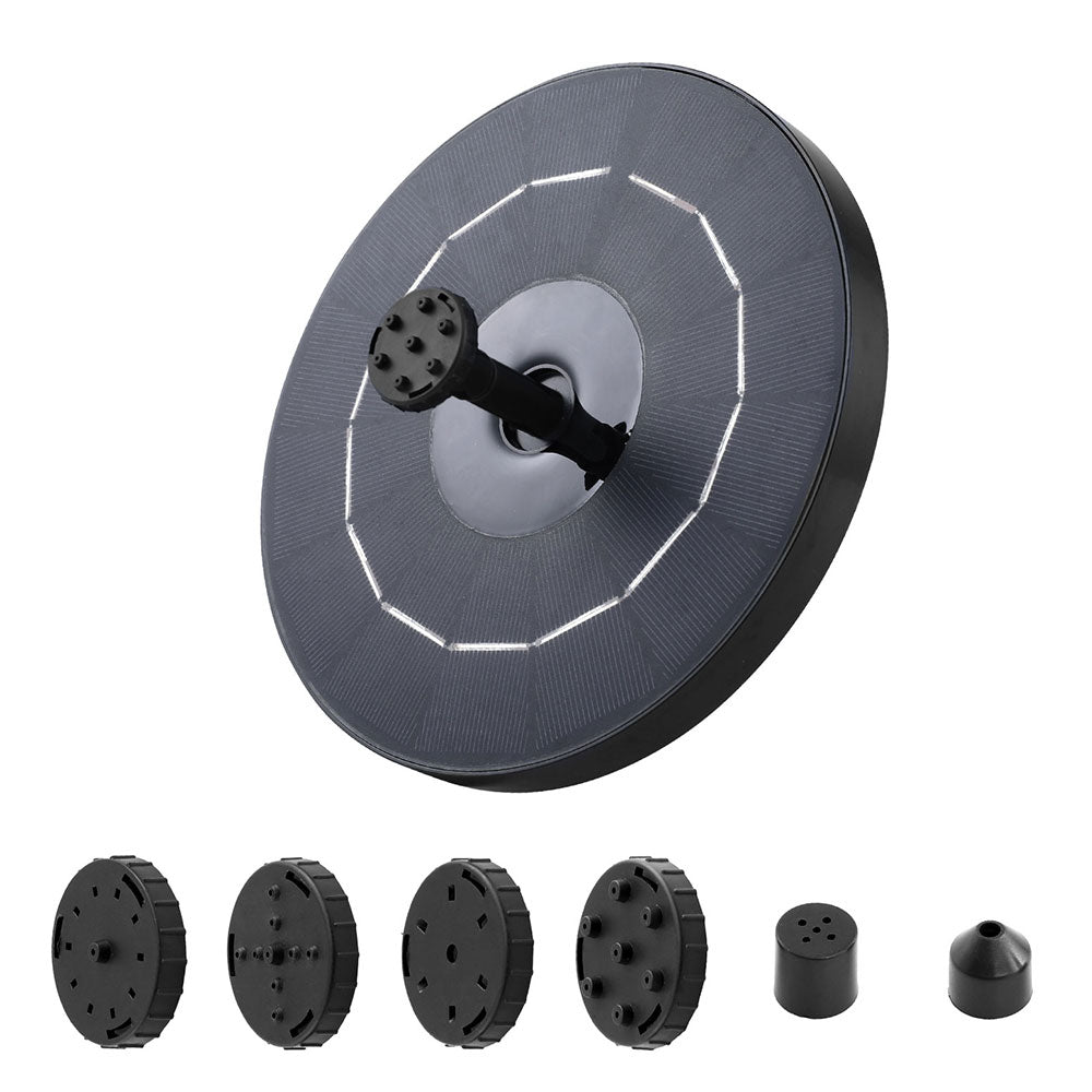 Gardeon 250L/H Solar Pond Fountain Pump Submersible 6 Nozzles