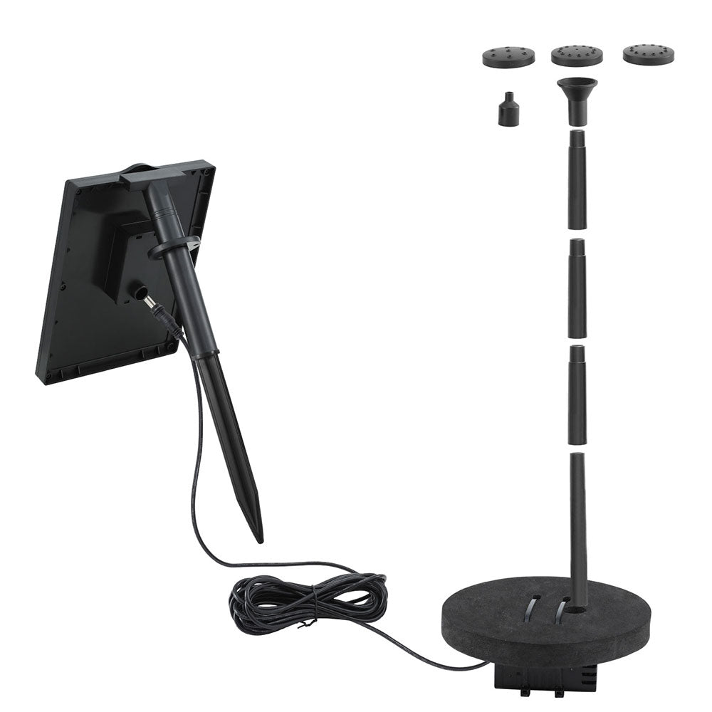 Gardeon Solar Fountain Pump Submersible Bird Bath 190L/H
