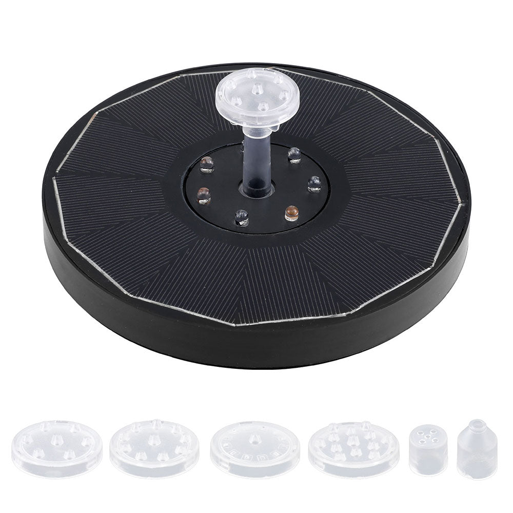 Gardeon Solar Pond Fountain Pump LED Light Multi-Coloured