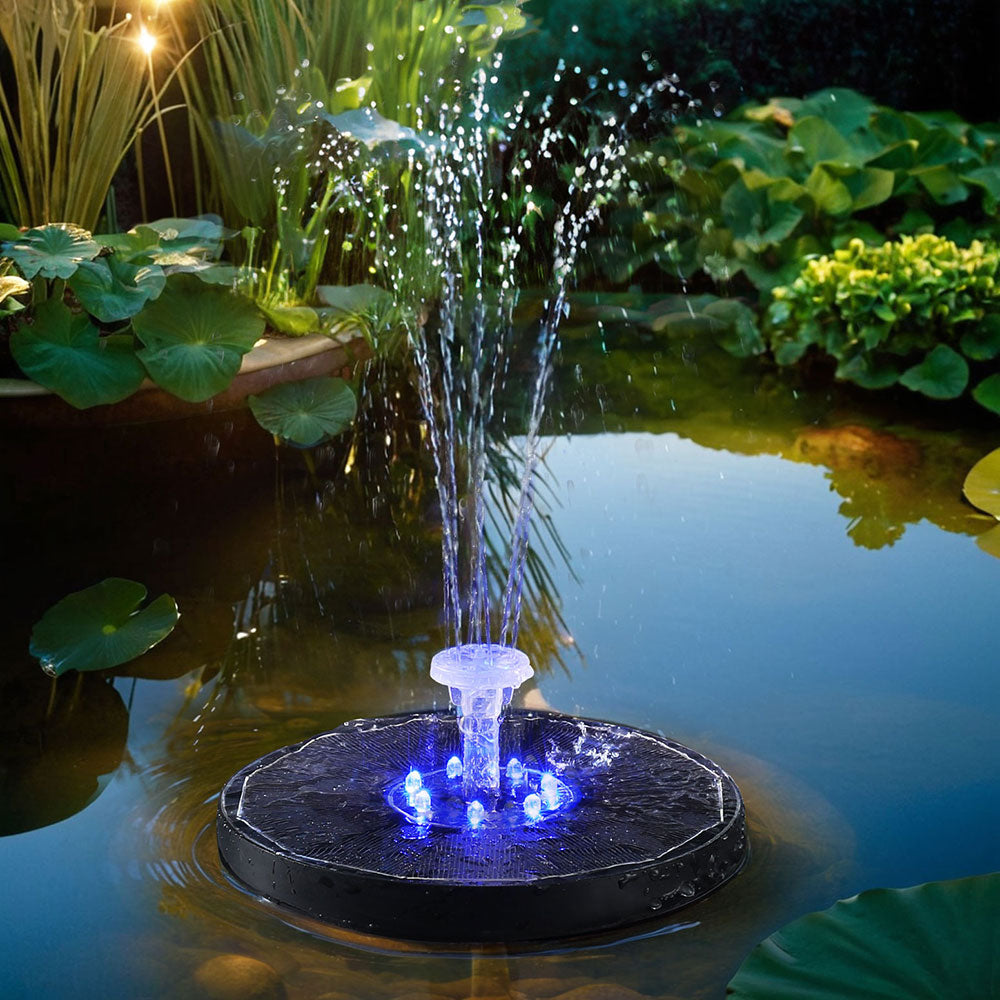 Gardeon Solar Pond Fountain Pump LED Light Multi-Coloured