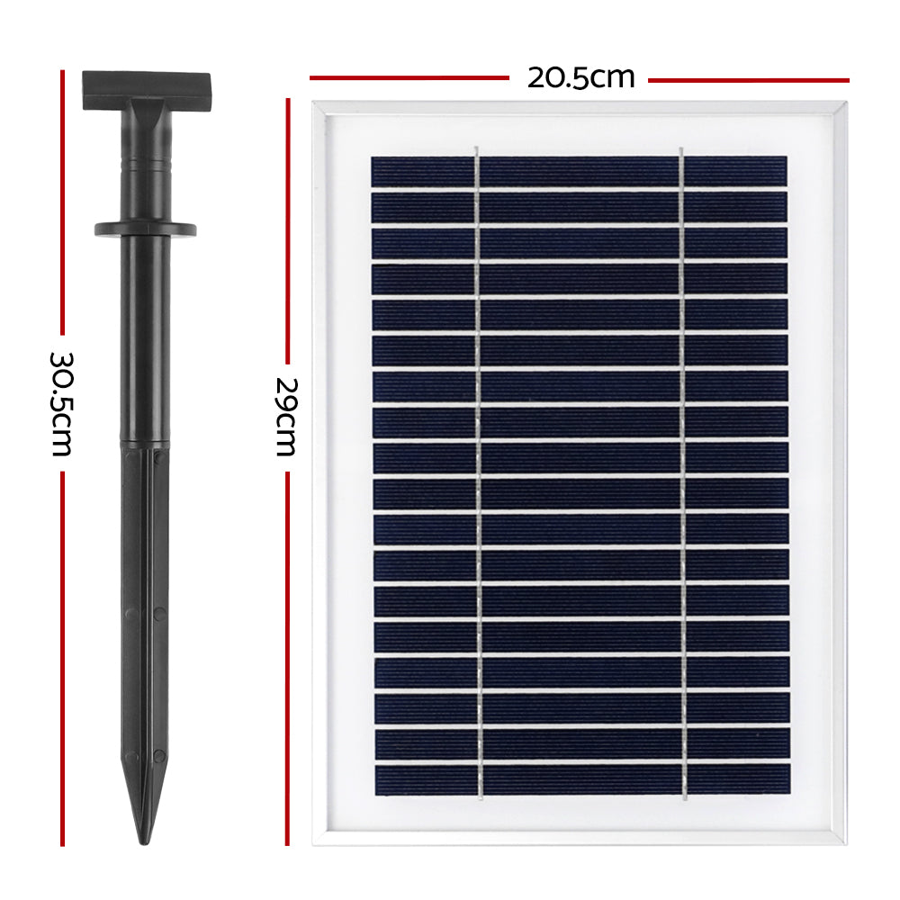 Gardeon Solar Water Fountain Pump Submersible LED Battery Kit 4.3FT