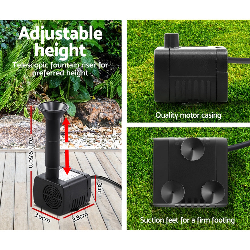 Gardeon 4FT Solar Pond Pump Outdoor Water Feature