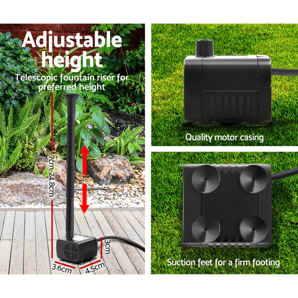 Gardeon 6ft Solar Pond Pump Outdoor Water Feature