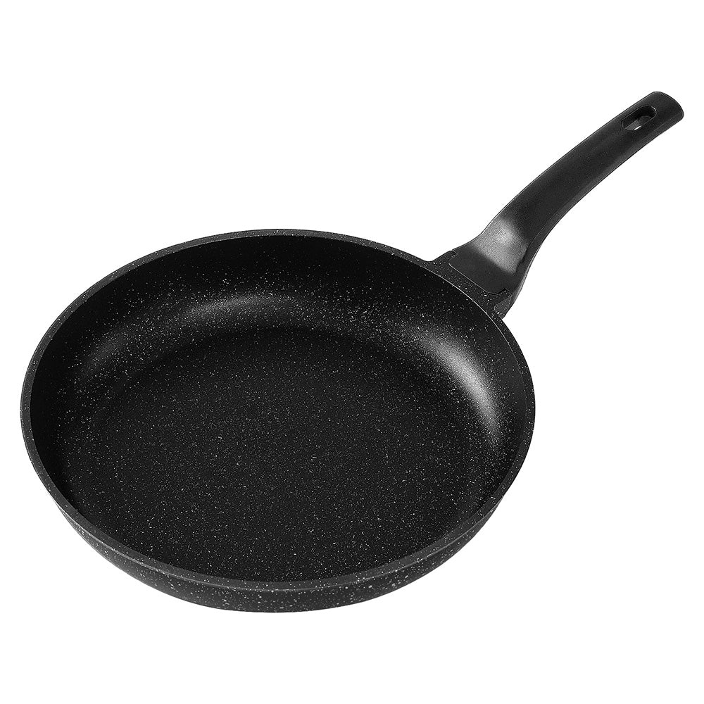 5-Star Chef 30cm Non-Stick Cast Aluminium Frying Pan Black