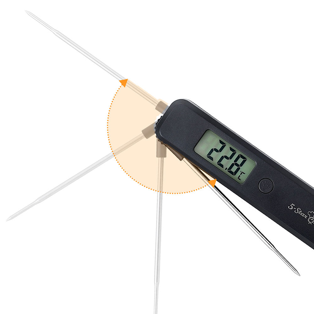 5 Star Chef Digital Food Thermometer Instant Read BBQ Cooking